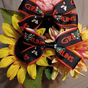 & Other Stories Kids Hair Bow Set - Black and Yellow